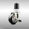 Service Caster 3 Inch 316SS Black Polyurethane Swivel 1-7/8 Inch Expanding Stem Caster Brake SCC-SS316EX20S314-PPUB-BLK-TLB-178 - alternate 1